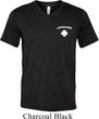 Lifeguard Pocket Print Mens Tri Blend V-neck Shirt