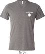 Lifeguard Pocket Print Mens Tri Blend V-neck Shirt