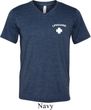Lifeguard Pocket Print Mens Tri Blend V-neck Shirt