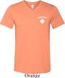 Lifeguard Pocket Print Mens Tri Blend V-neck Shirt