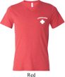 Lifeguard Pocket Print Mens Tri Blend V-neck Shirt