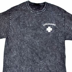 Lifeguard Pocket Print Mineral Tie Dye Shirt Lifeguard Pocket Print Mineral Tie Dye Shirt