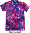 Lifeguard Pocket Print Patriotic Tie Dye Shirt