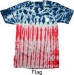 Lifeguard Pocket Print Patriotic Tie Dye Shirt