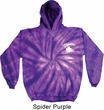 Lifeguard Pocket Print Tie Dye Hoodie