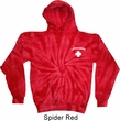 Lifeguard Pocket Print Tie Dye Hoodie
