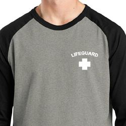 Lifeguard Raglan Shirt Pocket Print Lifeguard Raglan Shirt Pocket Print