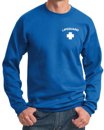Lifeguard Sweatshirt Pocket Print