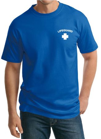 Lifeguard Tall T-Shirt Pocket Print