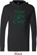 Liver Cancer Awareness Hope Love Cure Lightweight Hoodie