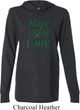 Liver Cancer Awareness Hope Love Cure Lightweight Hoodie