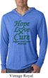 Liver Cancer Awareness Hope Love Cure Lightweight Hoodie Tee