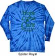 Liver Cancer Awareness Hope Love Cure Long Sleeve Tie Dye