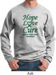 Liver Cancer Awareness Hope Love Cure Sweatshirt