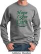 Liver Cancer Awareness Hope Love Cure Sweatshirt
