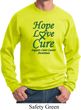 Liver Cancer Awareness Hope Love Cure Sweatshirt
