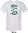 Liver Cancer Awareness Hope Love Cure Tall Shirt