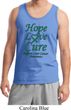 Liver Cancer Awareness Hope Love Cure Tank Top
