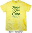 Liver Cancer Awareness Hope Love Cure Tie Dye Shirt