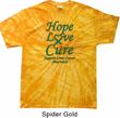 Liver Cancer Awareness Hope Love Cure Tie Dye Shirt