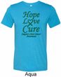 Liver Cancer Awareness Hope Love Cure Tri Blend Tee
