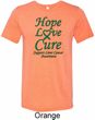 Liver Cancer Awareness Hope Love Cure Tri Blend Tee