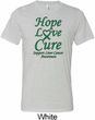 Liver Cancer Awareness Hope Love Cure Tri Blend Tee