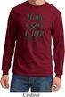 Liver Cancer Awareness Tee Hope Love Cure Long Sleeve