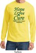 Liver Cancer Awareness Tee Hope Love Cure Long Sleeve