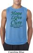 Liver Cancer Awareness Tee Hope Love Cure Sleeveless Shirt