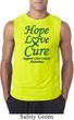 Liver Cancer Awareness Tee Hope Love Cure Sleeveless Shirt