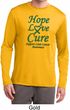 Liver Cancer Hope Love Cure Dry Wicking Long Sleeve