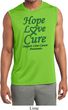 Liver Cancer Hope Love Cure Dry Wicking Sleeveless Shirt