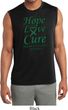 Liver Cancer Hope Love Cure Dry Wicking Sleeveless Shirt