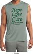 Liver Cancer Hope Love Cure Dry Wicking Sleeveless Shirt