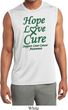 Liver Cancer Hope Love Cure Dry Wicking Sleeveless Shirt
