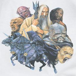 Lord Of The Rings Collage Of Evil Shirts