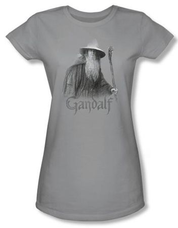 Lord Of The Rings Juniors T-Shirt Gandalf The Grey Silver Tee Shirt