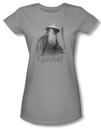 Lord Of The Rings Juniors T-Shirt Gandalf The Grey Silver Tee Shirt