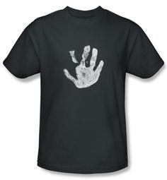 Lord Of The Rings Kids Shirt White Hand Of Saruman Youth Charcoal Tee