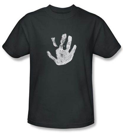 Lord Of The Rings Kids Shirt White Hand Of Saruman Youth Charcoal Tee