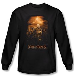 Lord Of The Rings Long Sleeve T-Shirt Riders of Rohan Black Tee