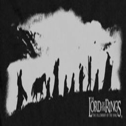 Lord Of The Rings The Fellowship Black And White Shirts
