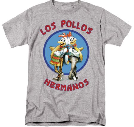Breaking Bad LOS POLLOS HERMANOS T-shirt - Gray