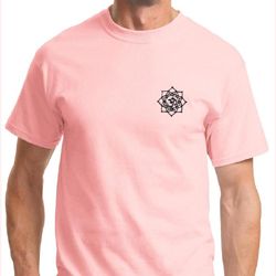 Black Lotus OM Patch Mens Yoga Shirts