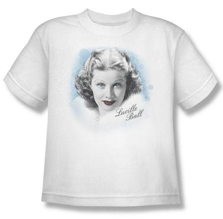Lucille Lucy Ball Kids Shirt In Blue White Youth Tee T-Shirt