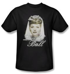 Lucille Lucy Ball Shirt Glowing Adult Black Tee T-Shirt