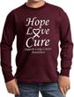 Lung Cancer Hope Love Cure Kids Long Sleeve