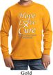 Lung Cancer Hope Love Cure Kids Long Sleeve