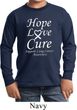 Lung Cancer Hope Love Cure Kids Long Sleeve